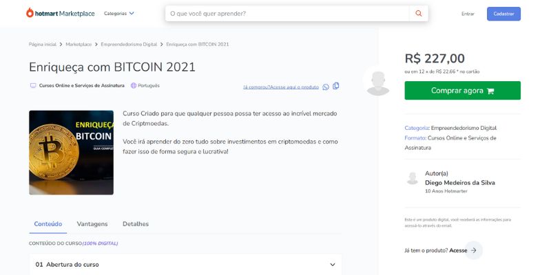 melhor curso de criptomoedas