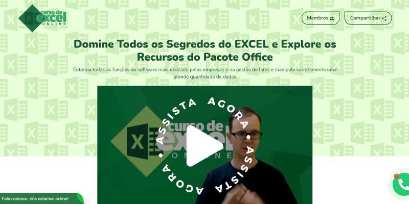 melhor curso de Excel