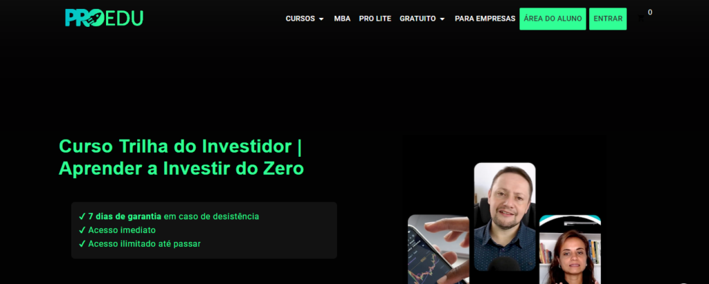 1.Curso Trilha do Investidor - Pro Educacional