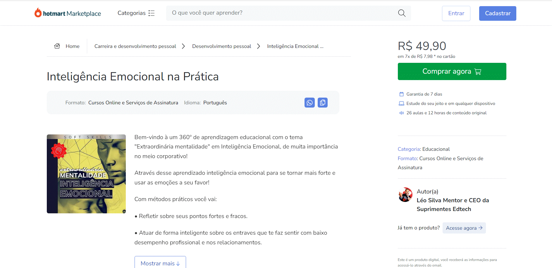 Inteligência Emocional na Prática - Léo Silva&nbsp;