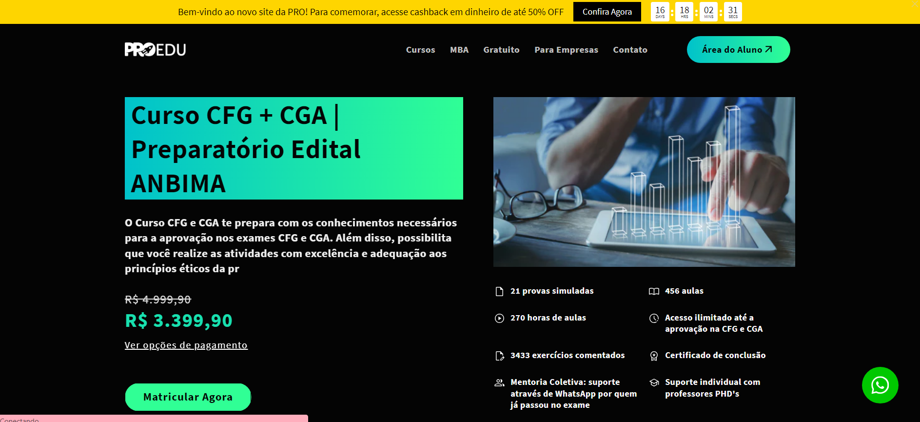 Curso CFG + CGA | Preparatório Edital ANBIMA – Pró-Educacional