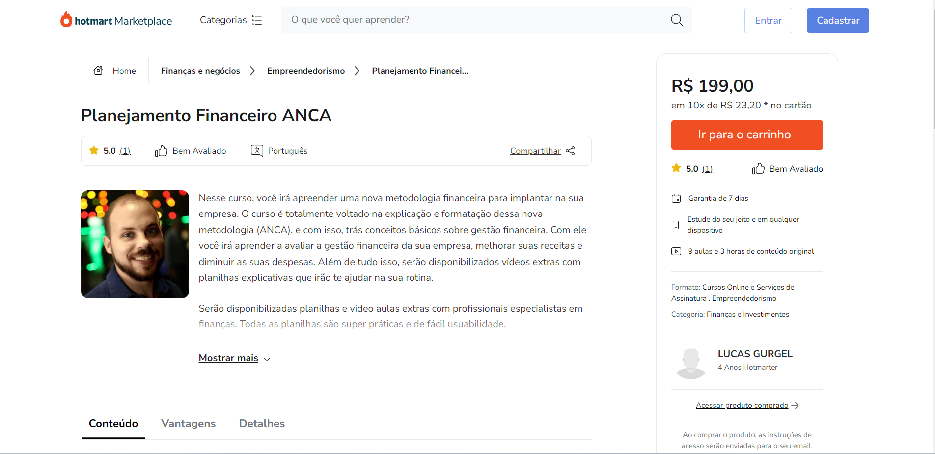 Planejamento Financeiro ANCA – Lucas Gurgel