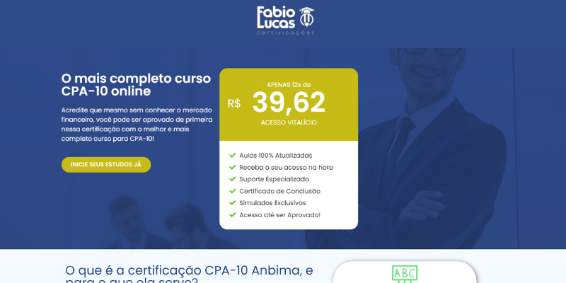Curso preparatório CPA 10 - Pro Educacional