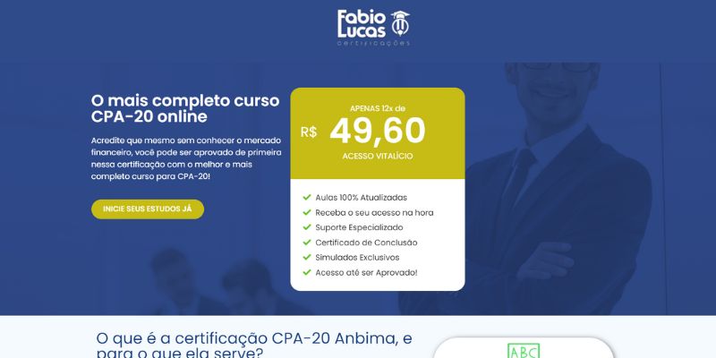 Curso preparatório CPA 20 - Pro Educacional