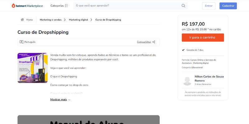 Curso de Dropshipping